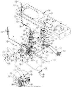 Part Location Diagram of 954-0640 MTD Belt